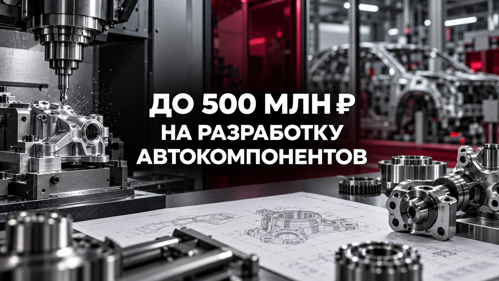Грант до 500 млн на автокомпоненты для крупных заказчиков